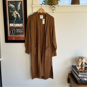 A&F Long Duster Cardigan